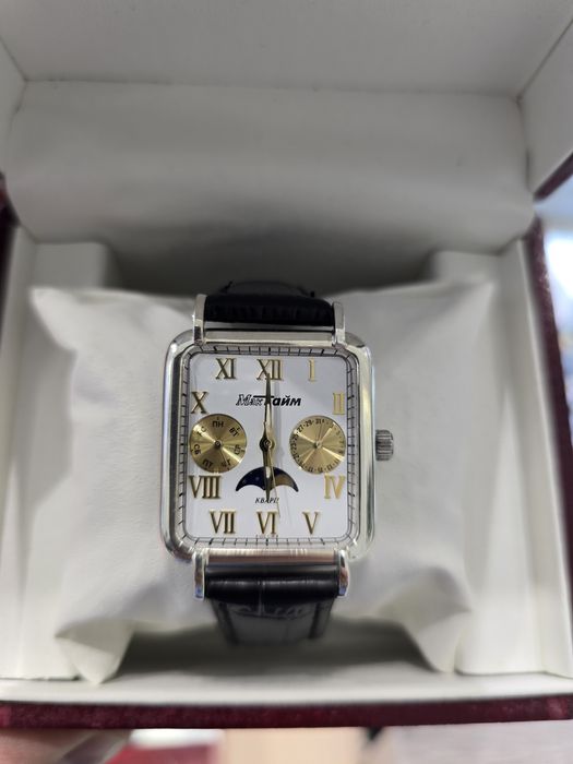 Продам серебрянные часы МакТайм (новые)