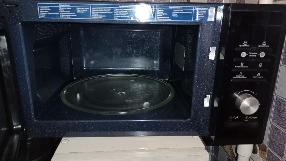 Mikrovolnovka 100 foiz garantiya ishlashiga