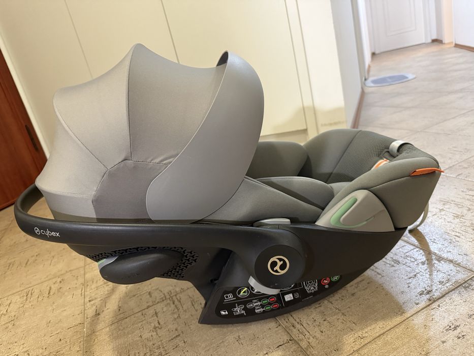 Cybex Cloud G+ кошница за новородено | Сива | Отлична