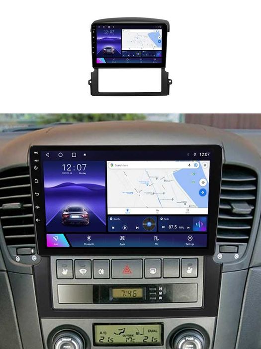 Navigatie Android 14 KIA SORENTO 2002-2011 1/8 Gb Waze CarPlay +CAMERA