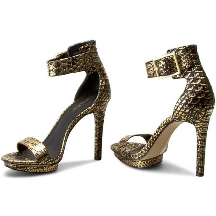 %ПРОМО% CALVIN KLEIN № 38 & 39 – Дамски кожени сандали "EXOTIC DESIGN"