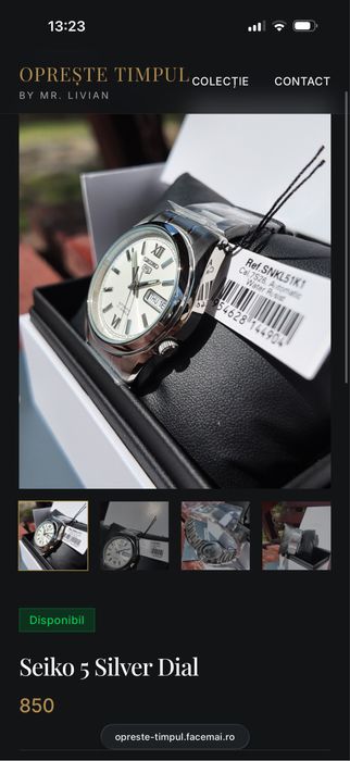 Seiko 5 Silver Dial Automat