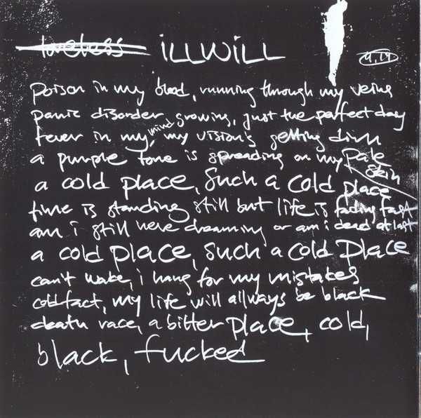 CD Lake of Tears - Illwill (2011) Limited Edition