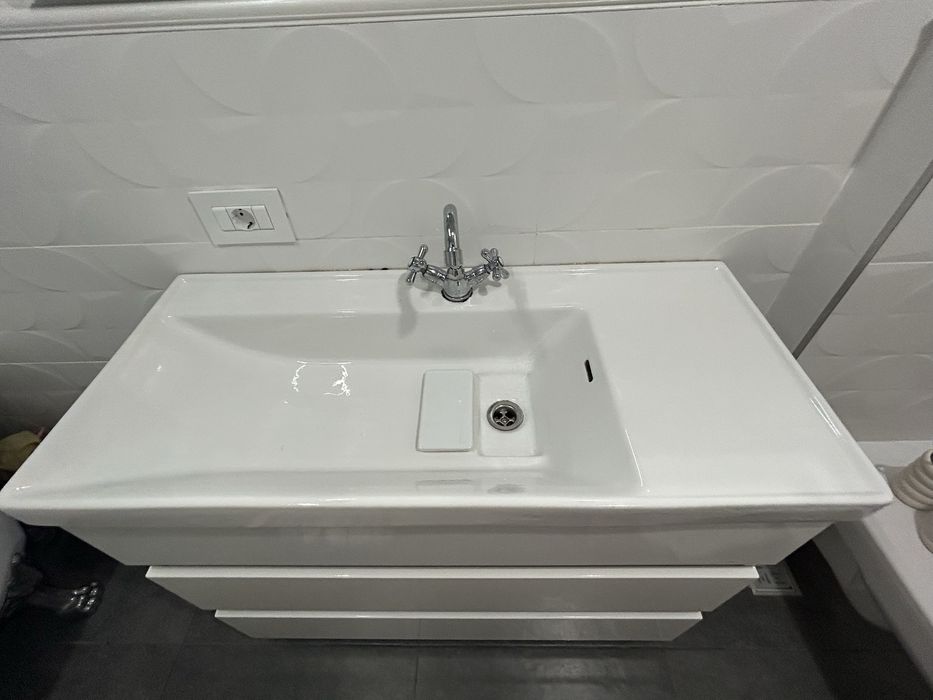 Baza+lavoar baie 100cm