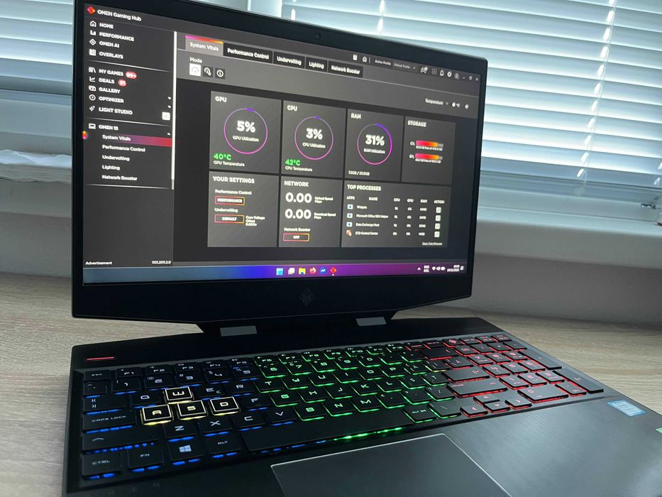 HP Omen 15-dh0001nq Intel i7-9750H RTX 2060