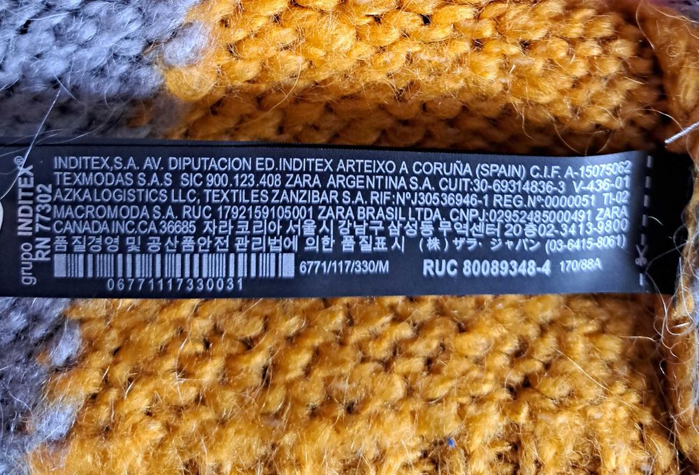 Свитер ZARA оверсайз