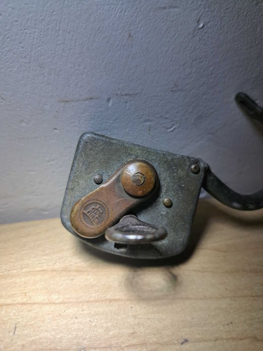 Lacăt german rar de colecție din Al Doilea Război Mondial, , patină or