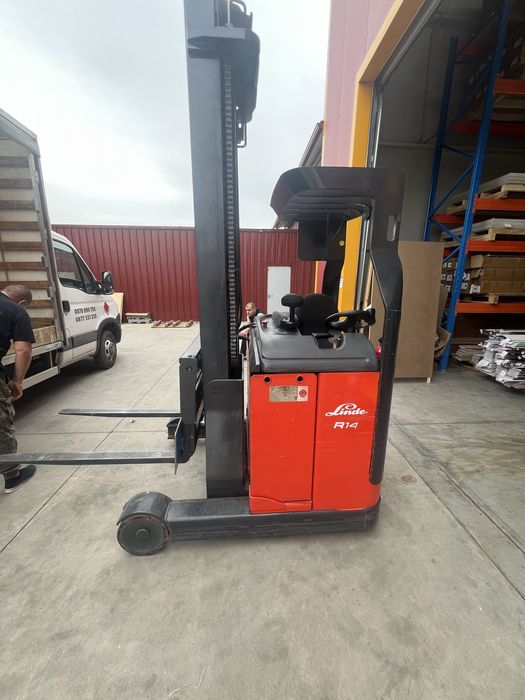 Електрокар Линде повдигащ 6950мм Рециклиран в перфектно състояние