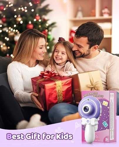 Нова Детска 1080P HD селфи камера, подарък за момичета 3-9 г. играчка