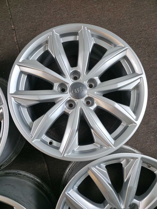 4 Jante Aliaj 5x112 17'' 7J ET 34 - OEM AUDI Q5 Q3 A3 A4 A5 A6 - CA UNELE NOI !