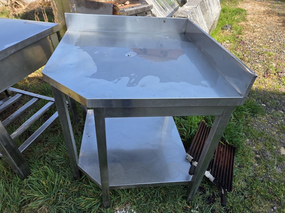 Masa.inox 1,.2.cuve, masa rece frigorifica inox