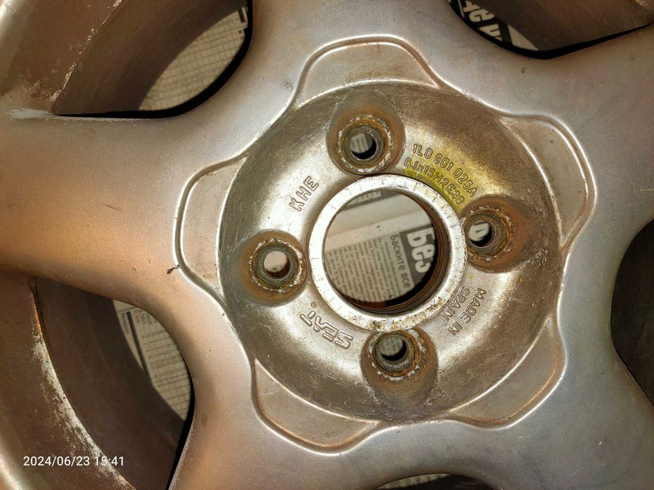 лети джанти 15 оригинални от Сеат Толедо ГТ 1994г.