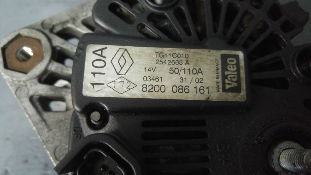 Alternator renault megane 2 1.9 dci f9q 8200086161