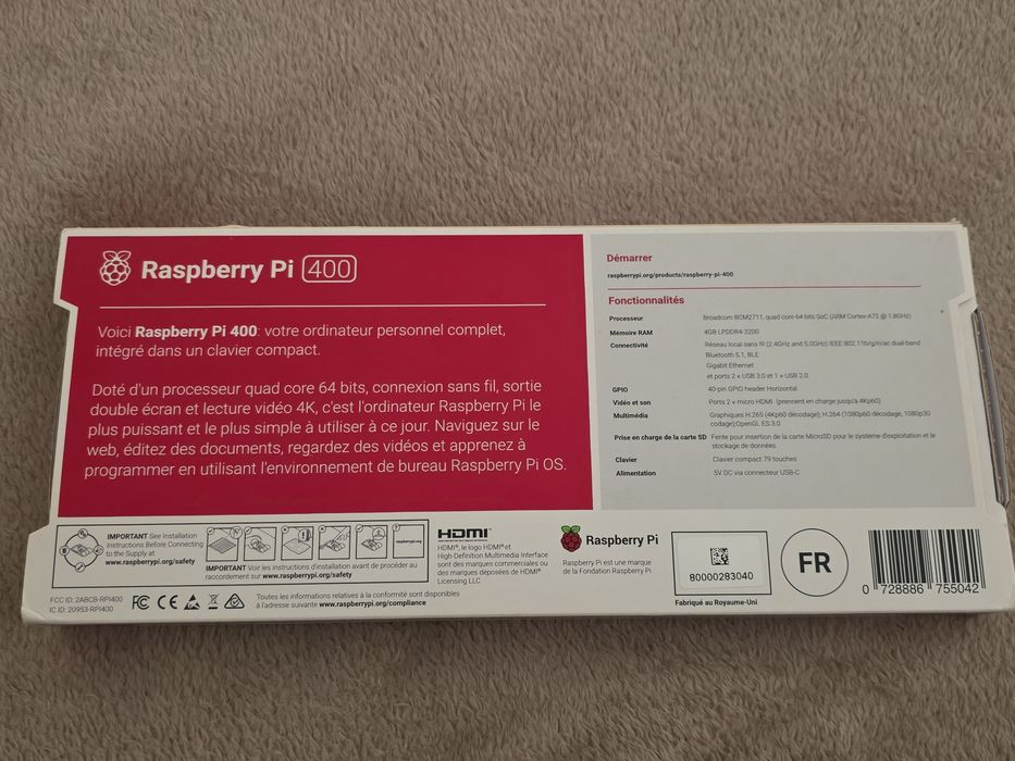 Raspberry Pi 400 mini pc клавиатура