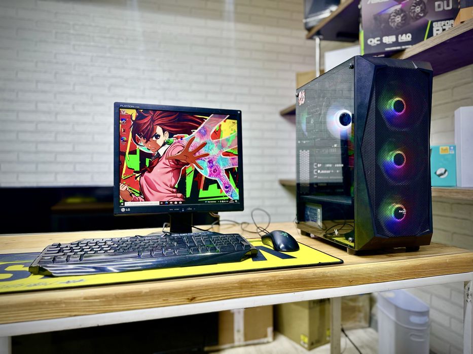 Игровой Core i7 компьютер в полном комплекте рассрочка Алматы