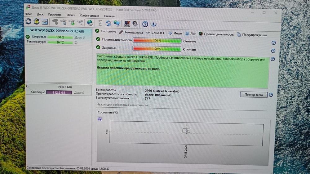 Продам жёсткий диск 1tb