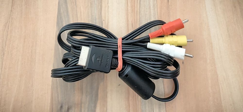 Cablu Audio Video RCA PS1 PS2 PS3 Sony Playstation PS 1 PS 2 PS 3