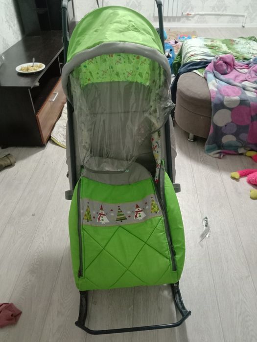 Продам санки коляску
