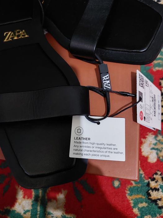 Zara натуральная кожа. Сандали от Zara оригинал, удобные.