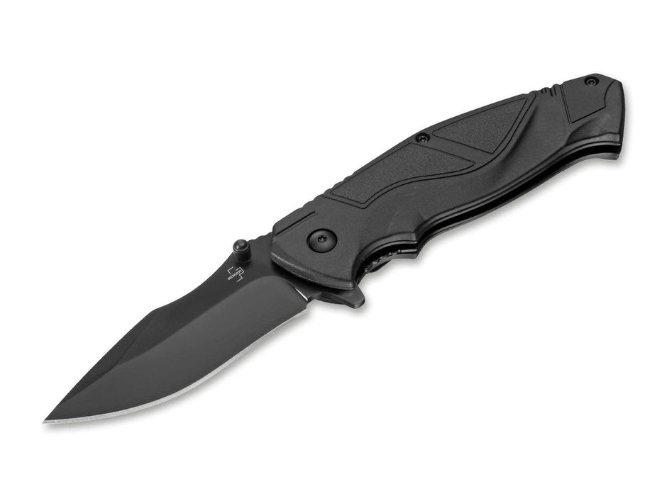 Briceag flipper Boker Plus All Black Pro, maner G10, lama otel D2