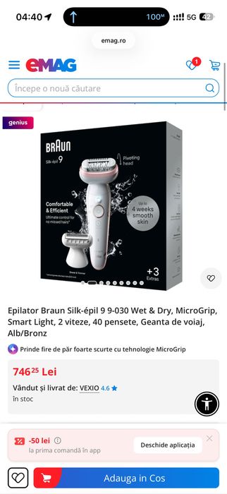 Epilator Brown Silk Epil 9