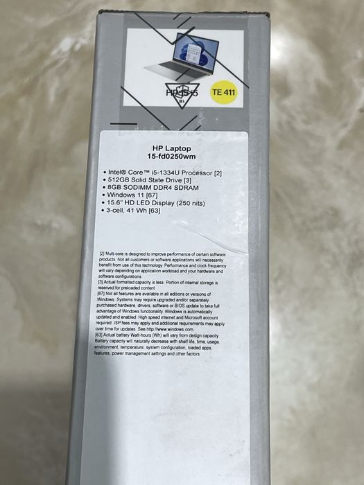 HP laptop 15 (15-fd0250wm)