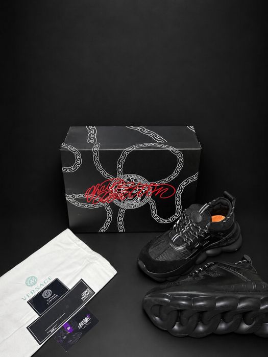 Versace Chain Reaction Black – Premium | Full Box