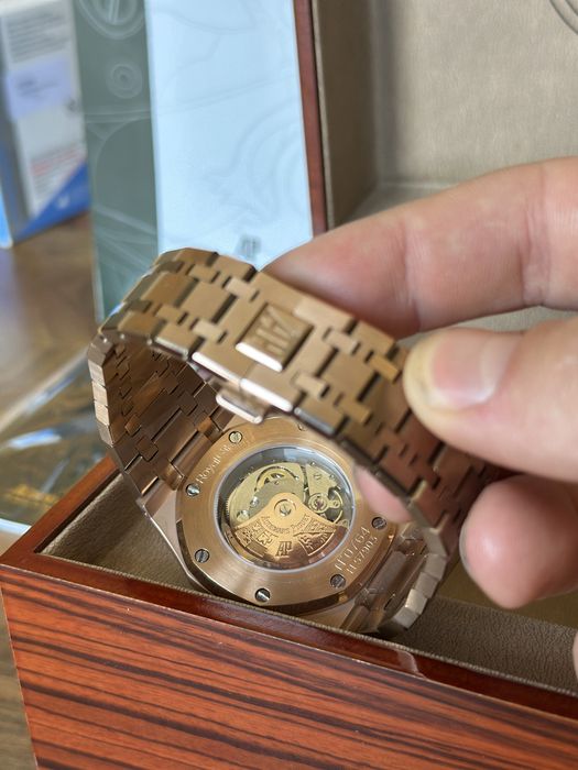 Audemars Piguet Rose Gold And Blue Dial 41 mm