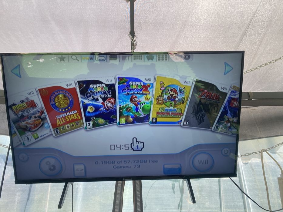 Nintendo wii modat 50 de jocuri. Este personal ,nu ma oacup cu asa ceva . Cand sau schimb cu nintendo switch dsr tot modat