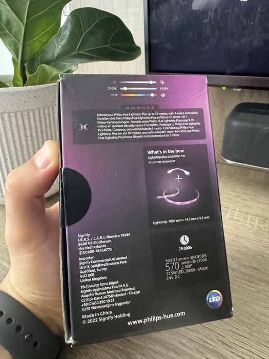 Extensie bandă LED Philips Hue 1 metru