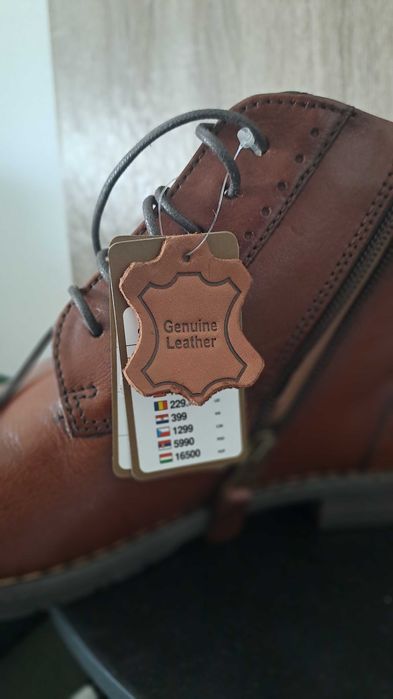 Pantofi barbati din piele noi