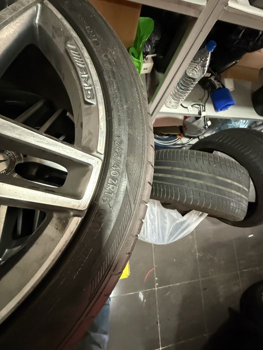 Mercedes W212 оригиналние диски и резина Toyo