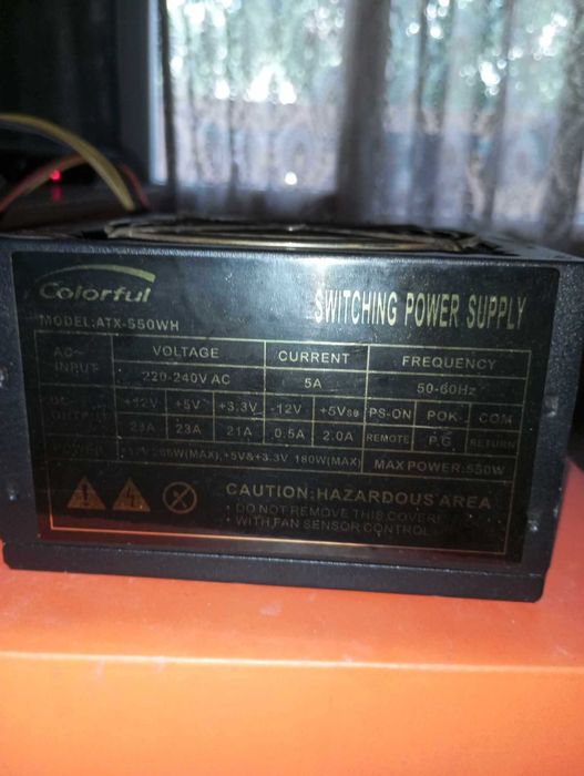 Захранвне за компютър 550 W