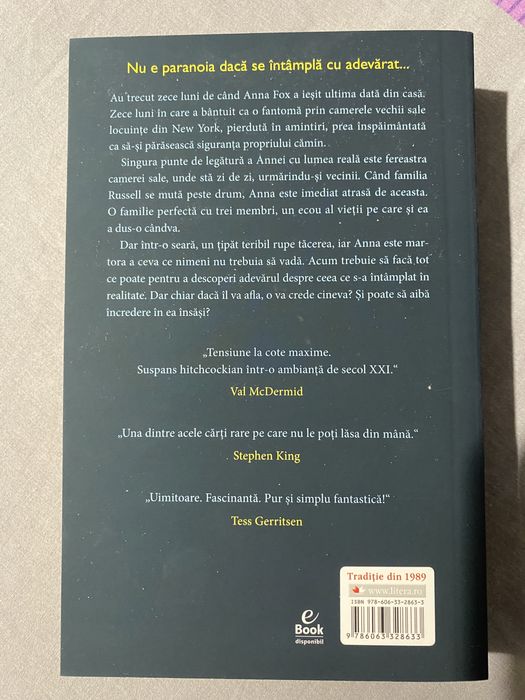 Femeia de la fereastra - A. J. Finn