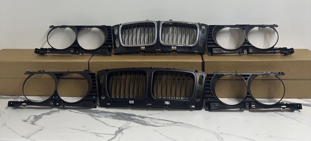 Облицовка решетка на bmw e34