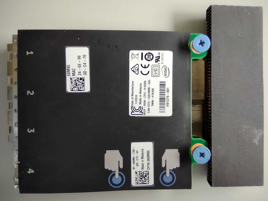 Intel X710-DA4 RNDC 4п SFP+ 10Gb Мрежов 68M95 за Dell R640 R740 R730 R