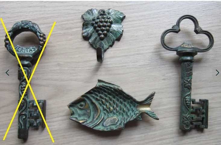 cadou rar Cheie tirbuson bronz  patinat  Germania 1960