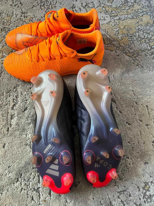 Продавам оригинални футболни обувки в отлично състояние! Nike Mercurial – размер 39  Adidas Copa – размер 40
