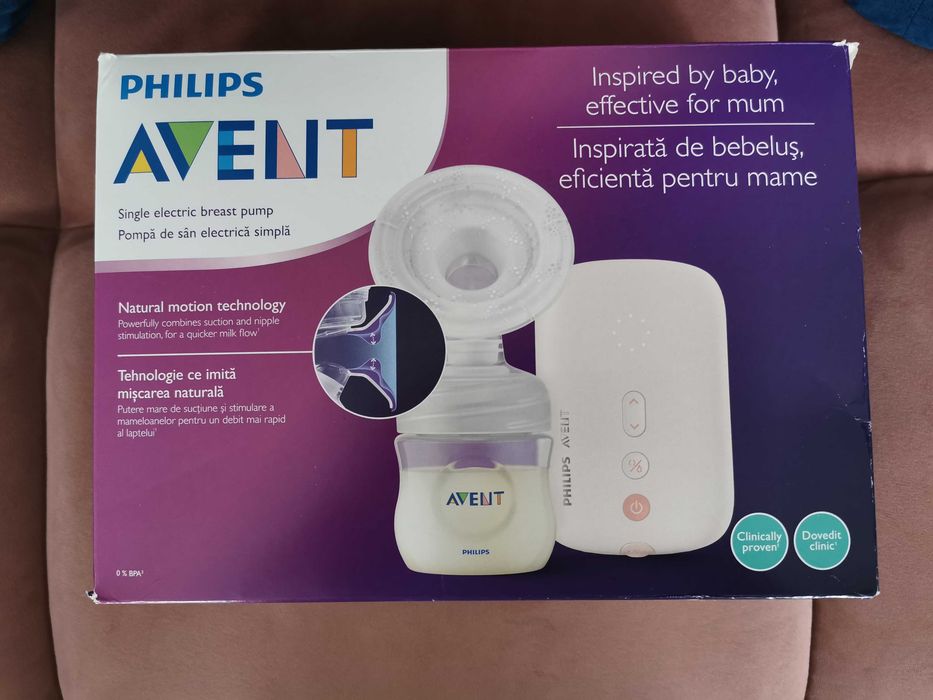 Pompa electrica de san Philips Avent si accesorii