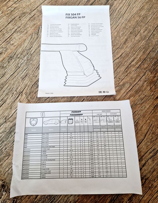 Напречни греди Menabo за Mercedes C (W204) и BMW модел Thule