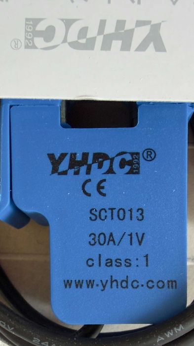 YHDC SCT-013-030 токов датчик клещи 30A/1V - комплект 2 броя
