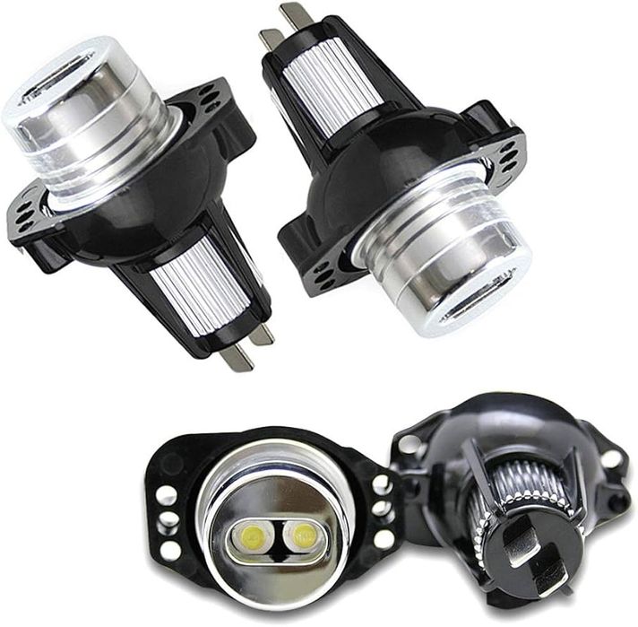 Set 2 LED Marker Angel Eyes BMW E90 Seria 3, 6W, Alb Puternic, Fără Eroare