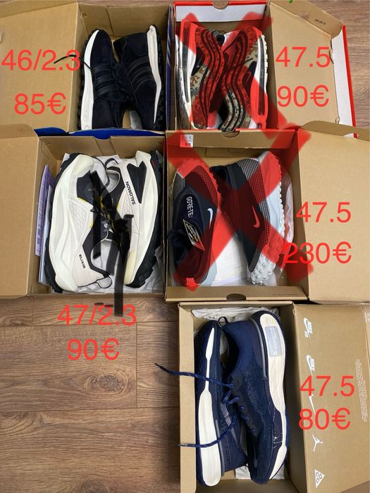 Маратонки Nike,Nike ACG,Salomon,Adidas,Tecnica,Saucony,Vans