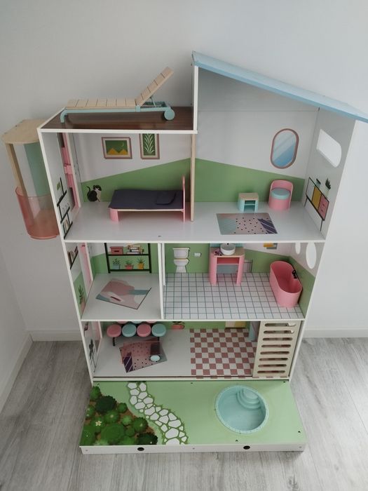 Casa de papusi din lemn XXL