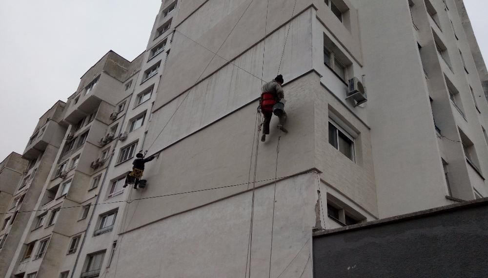 ТОПЛОИЗОЛАЦИЯ от алпинисти, топлоизолации с автовишка и скеле, топлоиз
