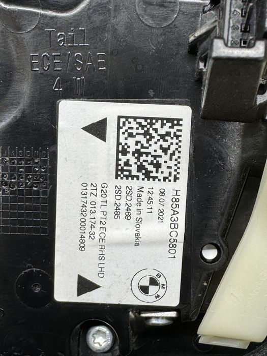 Stop / tripla aripa si haion Bmw seria 3 G20