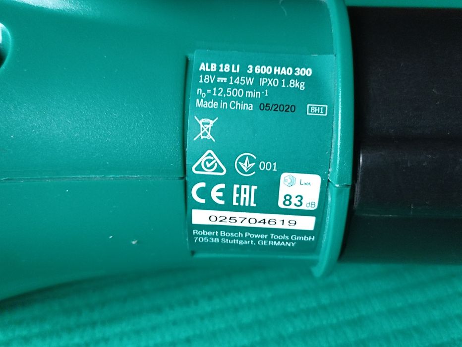 ALB-18-Li, suflanta(frunze / praf) Bosch, cu acumulator, stare f.buna