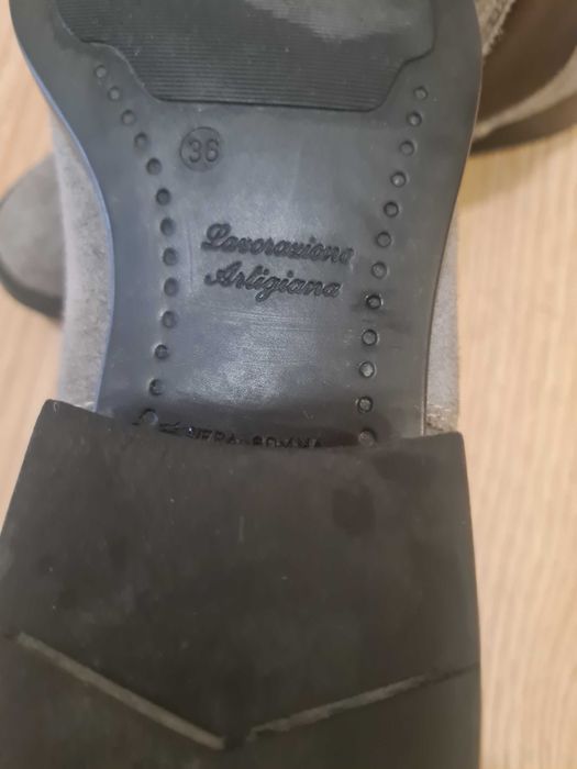 Даски боти естествен велур!Vera Comma Италия