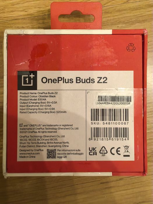 Casti Oneplus Buds Z2 Wireless