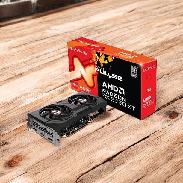Placa Video SAPPHIRE PULSE AMD Radeon RX 9060 XT 16GB